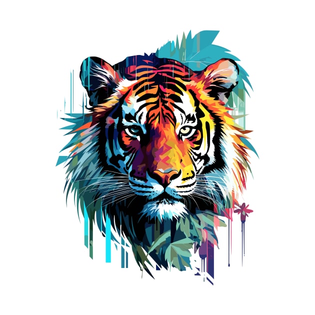 Tiger Beast Animal World Predator Wild Nature Wilderness by Cubebox