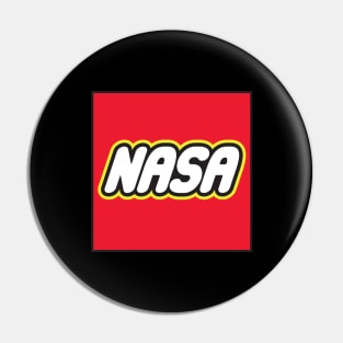 NASA LEGO by © Buck Tee Originals Pin