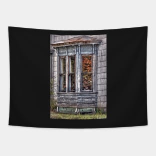 Maniac In Decline Autumn Window Tapestry