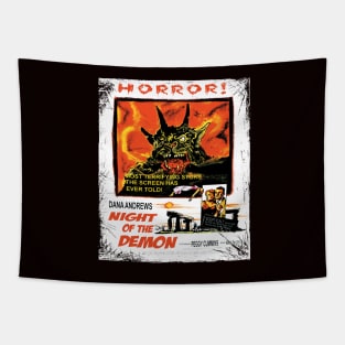 NIGHT OF THE DEMON MOVIE POSTER Tapestry