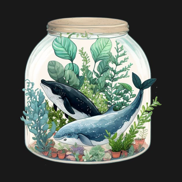 Whales Terrarium by larfly