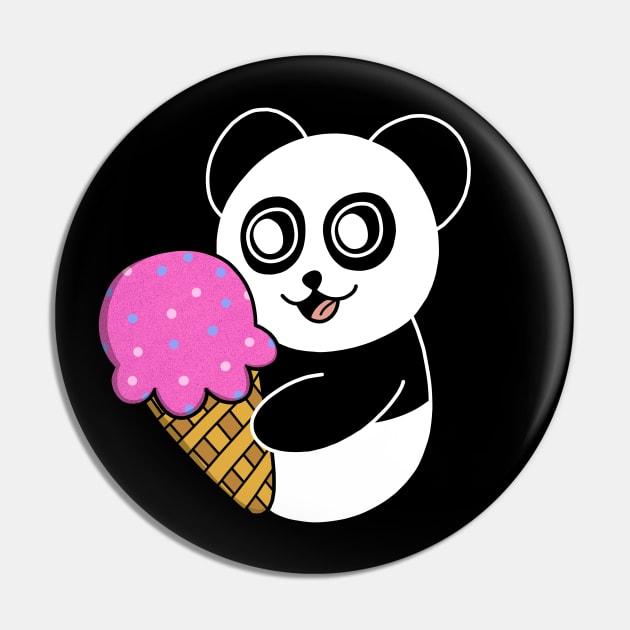 The Panda's Ice Cream Pin by pako-valor