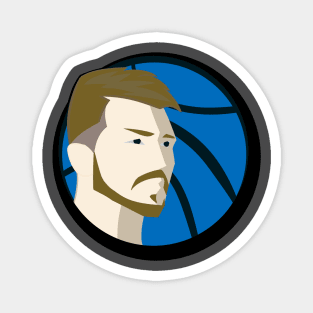 Luka Mavs Logo Magnet