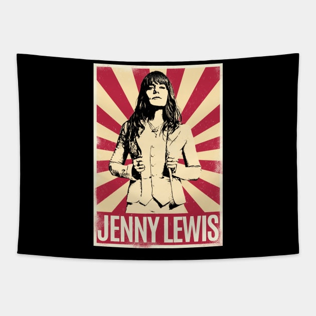 Retro Vintage Jenny Lewis Tapestry by Play And Create