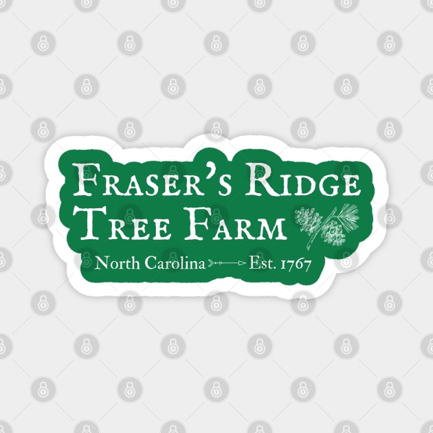 Fraser's Ridge Tree Farm Christmas Magnet by MalibuSun