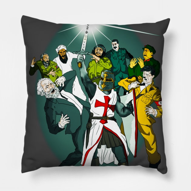 The Light of the World Pillow by Leo Carneiro