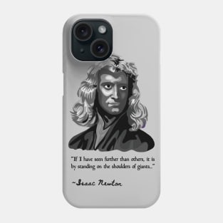 Isaac Newton Portrait Phone Case