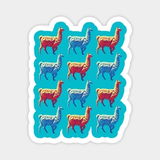 Llama Llama Llama Llama Llama - All Right Magnet