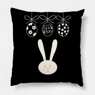 Easter Bunny Holiday Cute Rabbit Pillow