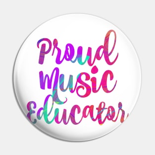 Proud Music Educator Pin