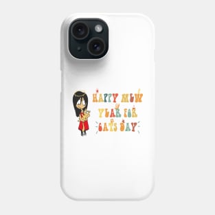 Happy Mew Year for Cats Day 2023 Phone Case