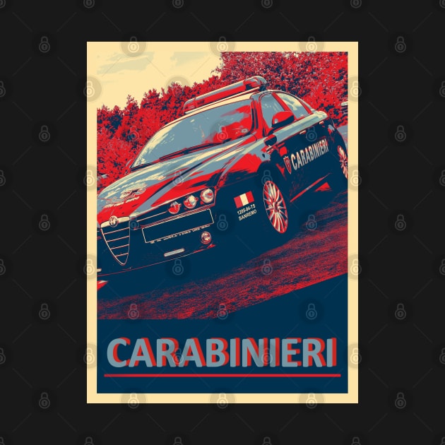 Carabinieri, police car by hottehue