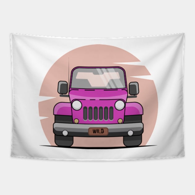 4x4, adventure, car Tapestry by IDesign23