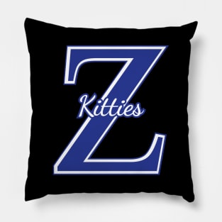 1920 Zetas Z Phi So Sweet Dove Love Z Kitty Blue Pillow