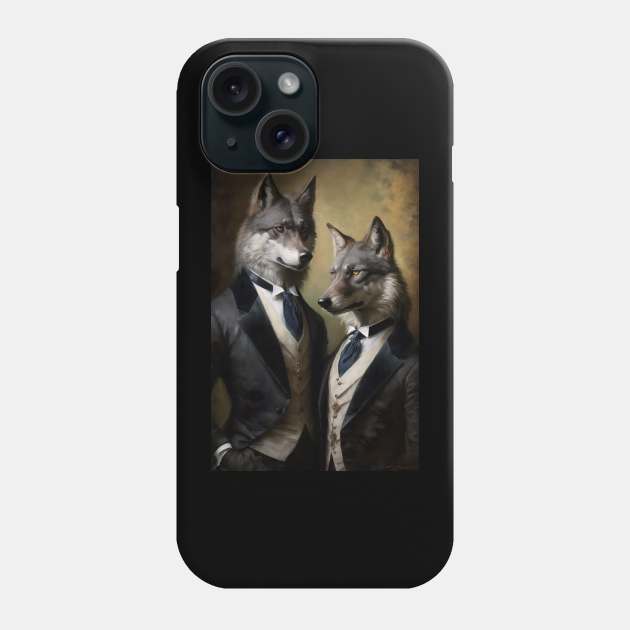 Wolf Grooms - Marriage Equality - LGBTQ+ Pride Phone Case by YeCurisoityShoppe