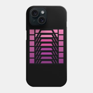 “Dimensional Stairway (No.2)” - V.2 Purple - (Geometric Art) (Dimensions) - Doc Labs Phone Case