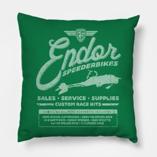 Endor Speeder Bikes Pillow