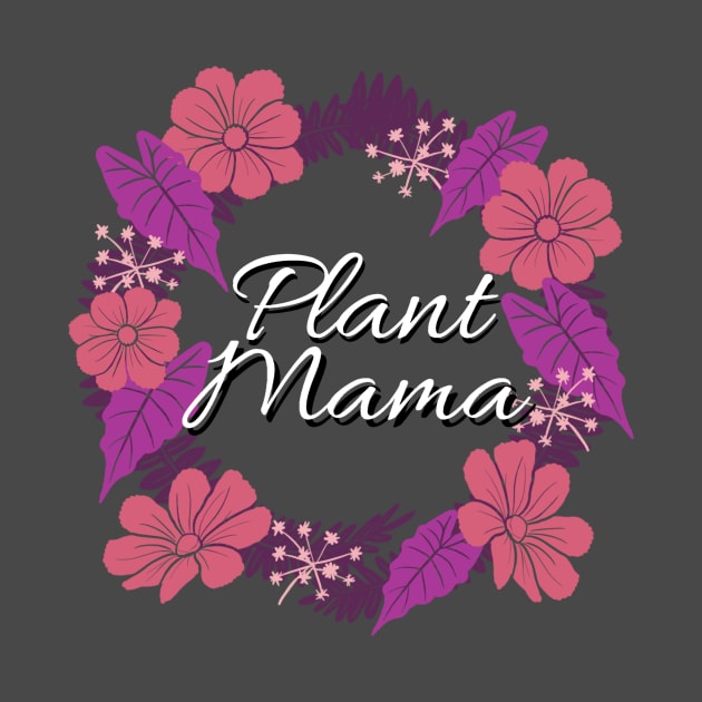 Plant Mama - Pink & Purple Plant Wreath by PlantJoy