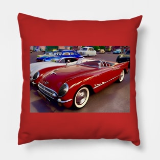 Red Vette Pixar Cars Pillow