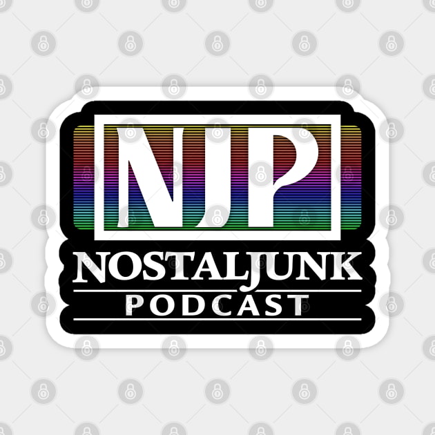 Nostaljunk Podcast - "VHS Logo Design"【﻿Retro】 ☆NostaljunkPod☆ Magnet by nostaljunkpod