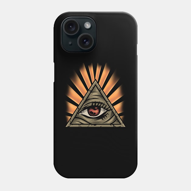 EYE OF HORUS Phone Case by Tee Trends