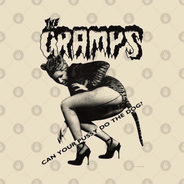 The Cramps - Black and White Design by Shirleyy Shop Arts