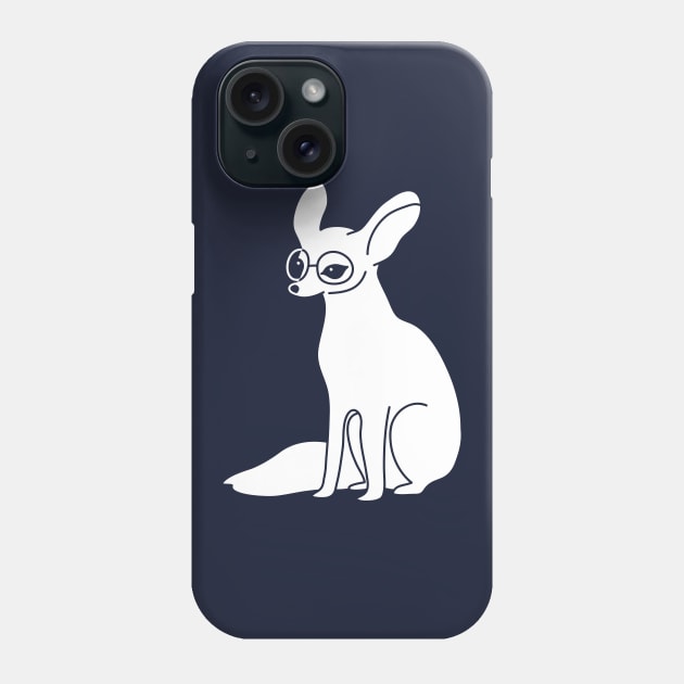 Little Fennec fox Phone Case by Wlaurence