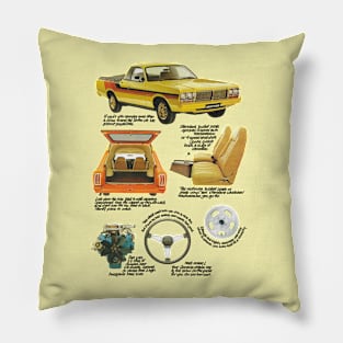 AUSSIE DRIFER - 70s ad Pillow