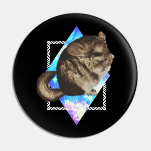 CHINCHILLA IN SPACE Pin