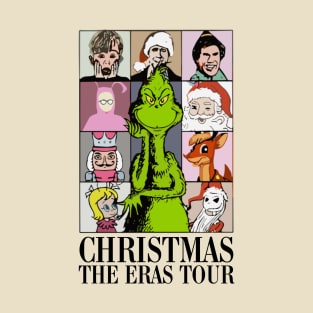 Christmas The Eras Tour Christmas Family And Merry Grinchmas T-Shirt