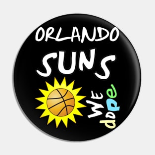 Orlando Suns Basketball Squad Warmup Jersey (OREO) (We Dope Edition) Pin