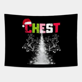 Chest Nuts Christmas Shirt Funny Matching Couple Chestnuts Tapestry