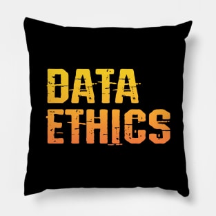 Let's talk about data ethics. It matters, quote. Coolest data modeler, engineer, specialist, architect, consultant ever. Gifts for a big data analyst, scientist. Data engineering Pillow