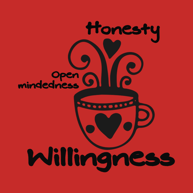 Honesty Open mindedness and Willingness by Gifts of Recovery