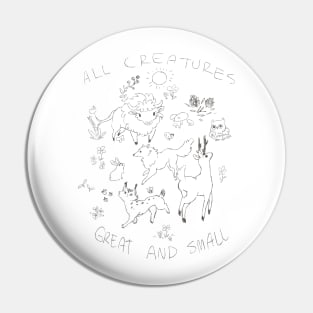 All Creatures Pin