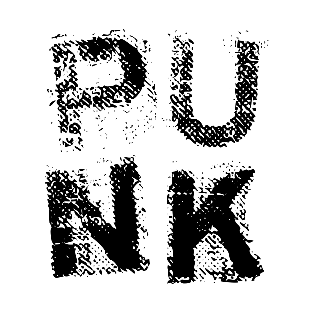 Punk text logo by lkn