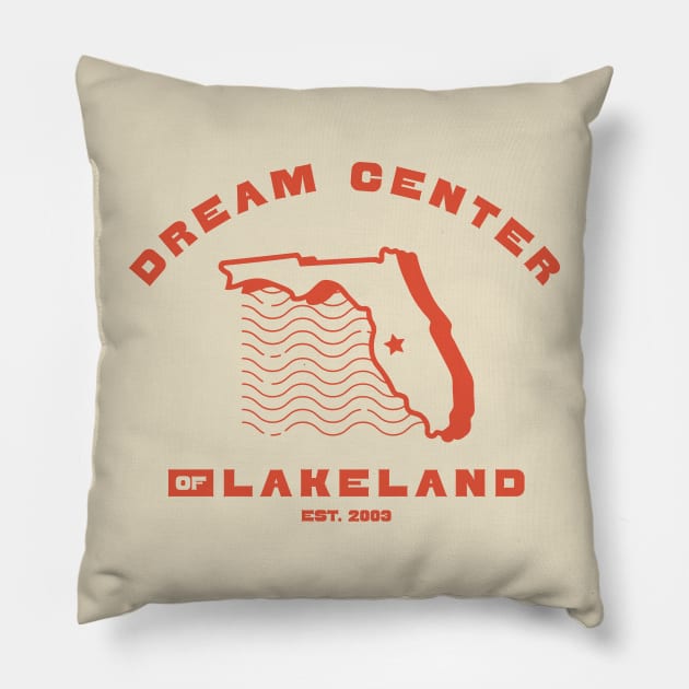 Dream Center of Lakeland Florida Stamp Pillow by DreamCenterLKLD