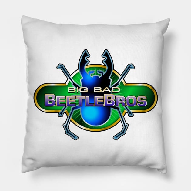 New Beetle Bro Logo Pillow by GodPunk