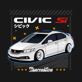 Civic SI Stancenation JDM Cars T-Shirt