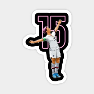 Megan Rapinoe USA #15 Number Magnet