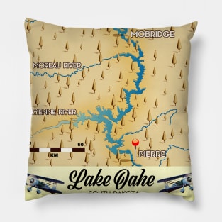 Lake Oahe South Dakota Pillow