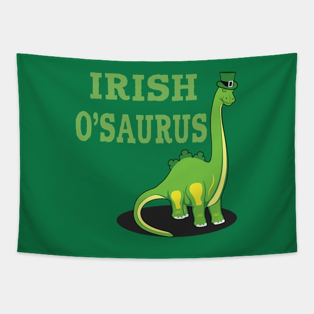 St Patrick's Day Irish Dinosaur St Paddy's Day Shamrock Gift Tapestry by Maxx Exchange