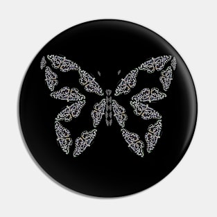 dark butterfly Pin