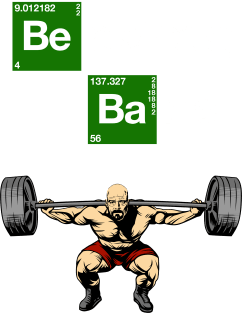 Breaking Bad Walter White Gym Fitness Mashup Magnet