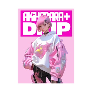 AKIBA DRIP - ⬜💗⬜ K-POP IDOL - KOREAN ANIME GIRL ⬜💗⬜ OVERSIZED HOODIE II⬜💗⬜ T-Shirt