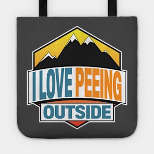 I Love Peeing Outside Tote