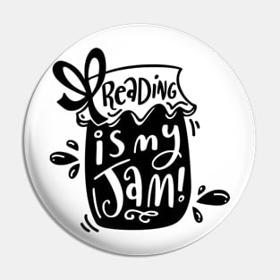 Reading Is My Jam Pin