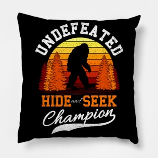 Undefeated Hide And Seek Champion Gift Pillow