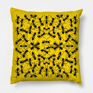 Crazy Ants Pillow