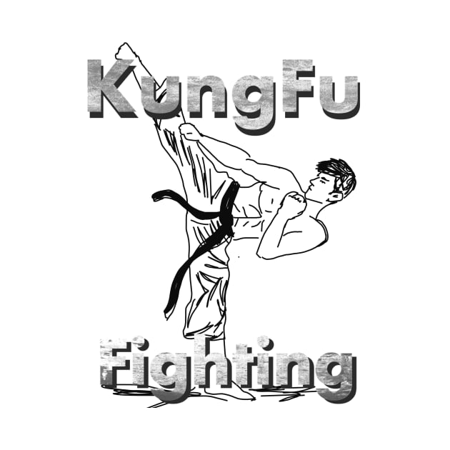 Kung Fu fighting sport by Grafititee